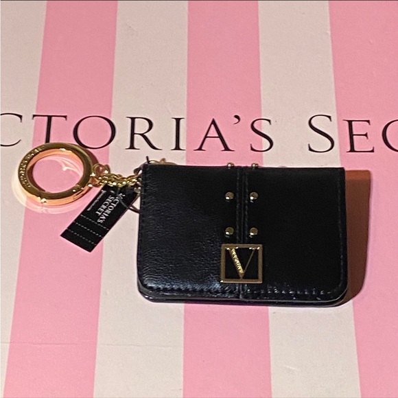 Victoria's Secret Foldable Card-Case ID Holder Keychain Wallet NEW - Picture 5 of 6